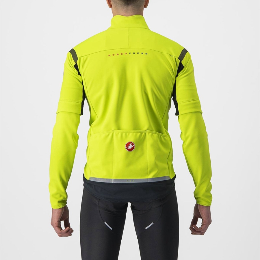 Vestes Castelli PERFETTO RoS 2 CONVERTIBLE Homme Vert Clair Grise Foncé | SJHDX-9153