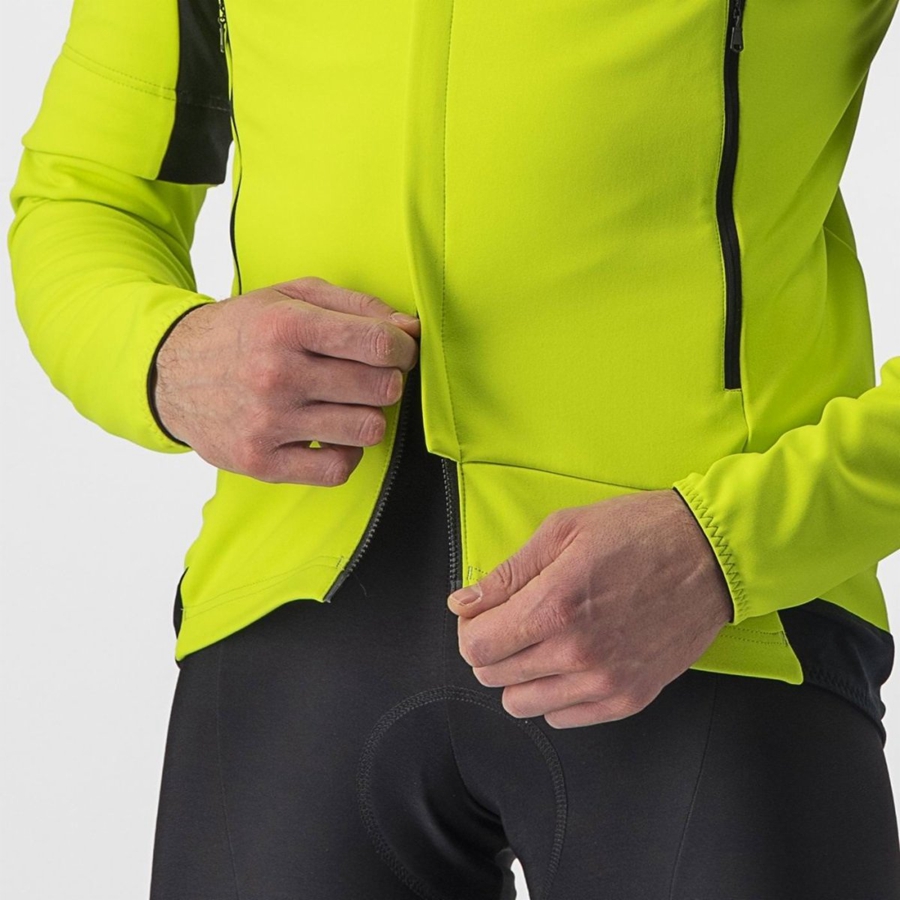 Vestes Castelli PERFETTO RoS 2 CONVERTIBLE Homme Vert Clair Grise Foncé | SJHDX-9153