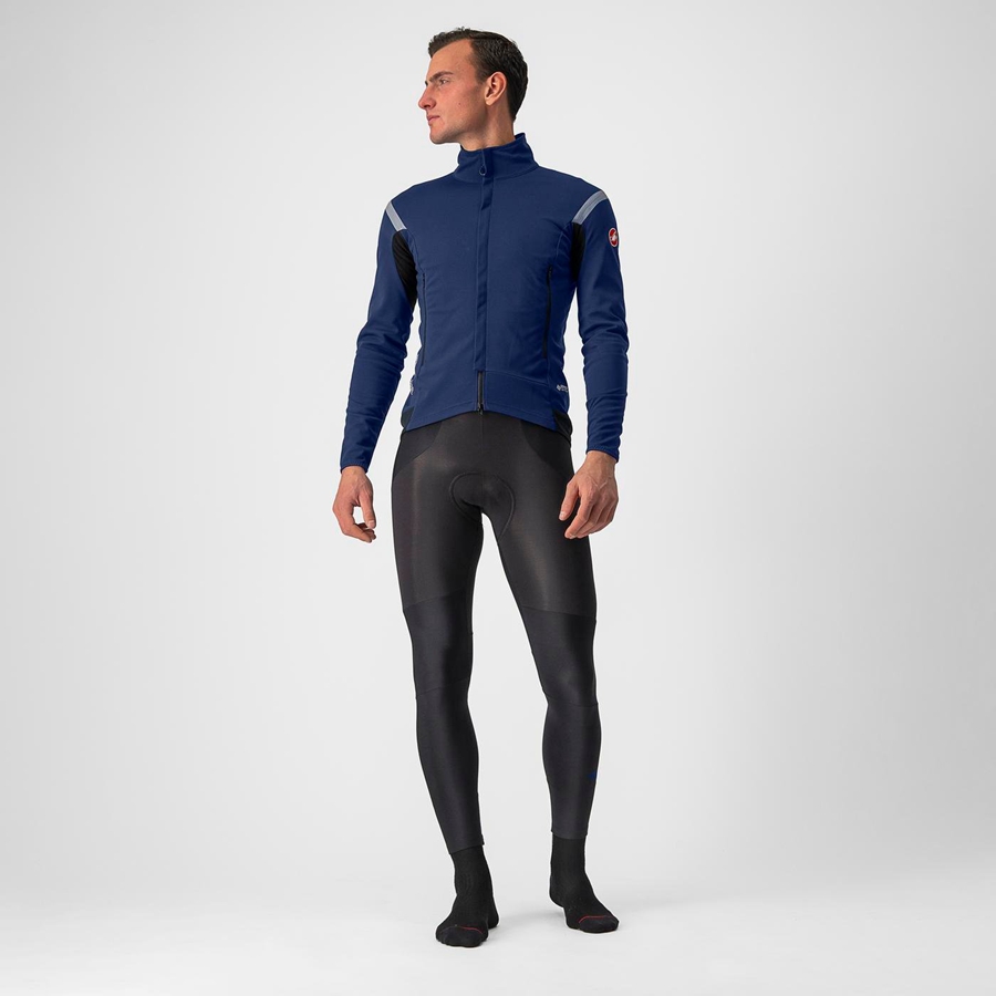 Vestes Castelli PERFETTO RoS 2 Homme Bleu Argent | XRBYC-7823