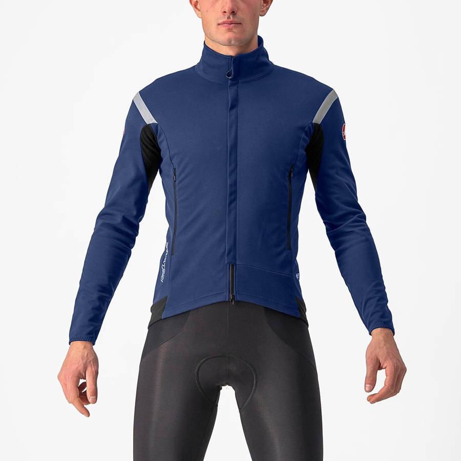 Vestes Castelli PERFETTO RoS 2 Homme Bleu Argent | XRBYC-7823