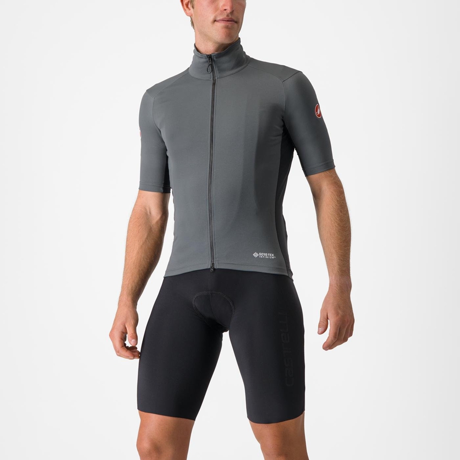 Vestes Castelli PERFETTO RoS 2 WIND Homme Grise | QRVZN-2430