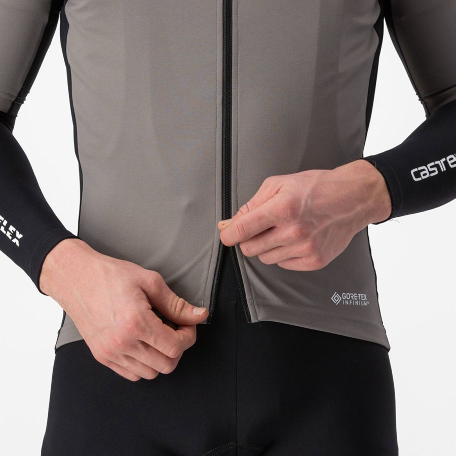 Vestes Castelli PERFETTO RoS 2 WIND Homme Grise | YNKEB-3764