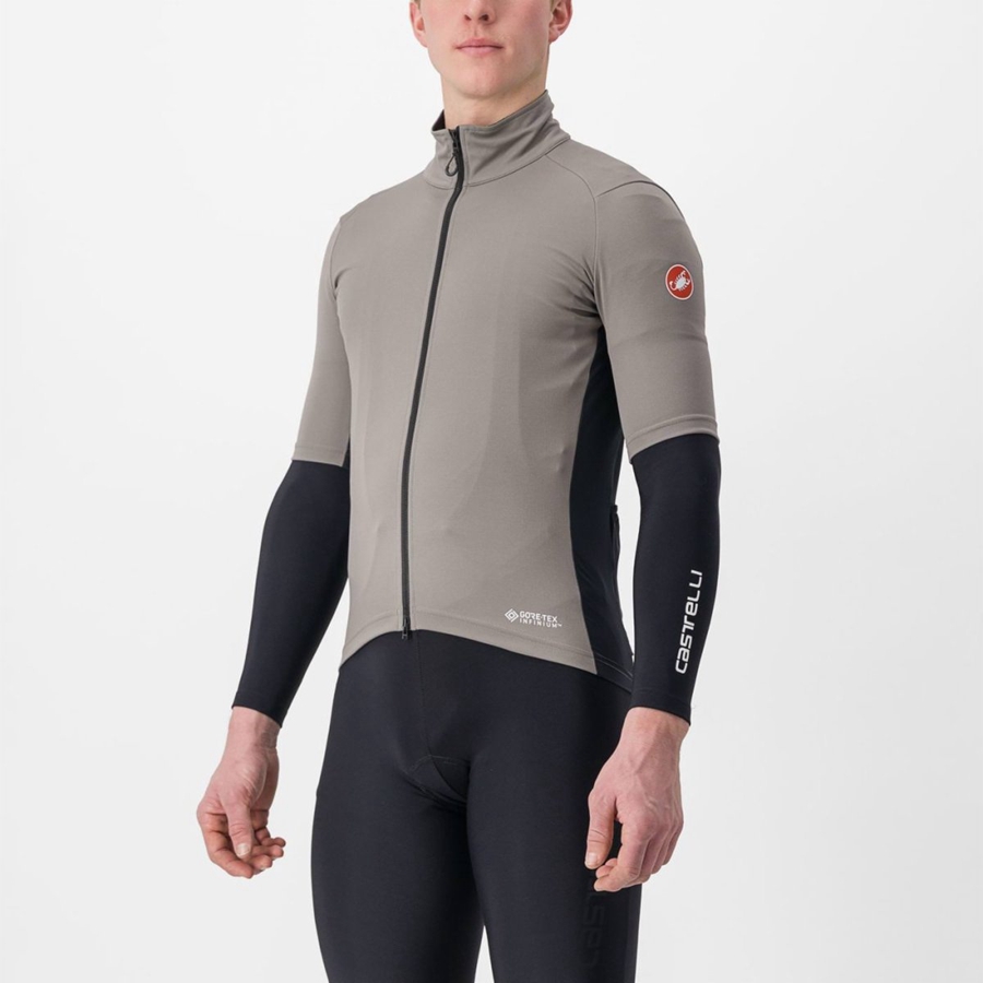 Vestes Castelli PERFETTO RoS 2 WIND Homme Grise | YNKEB-3764