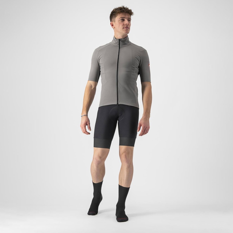 Vestes Castelli PERFETTO RoS 2 WIND Homme Grise | YNKEB-3764