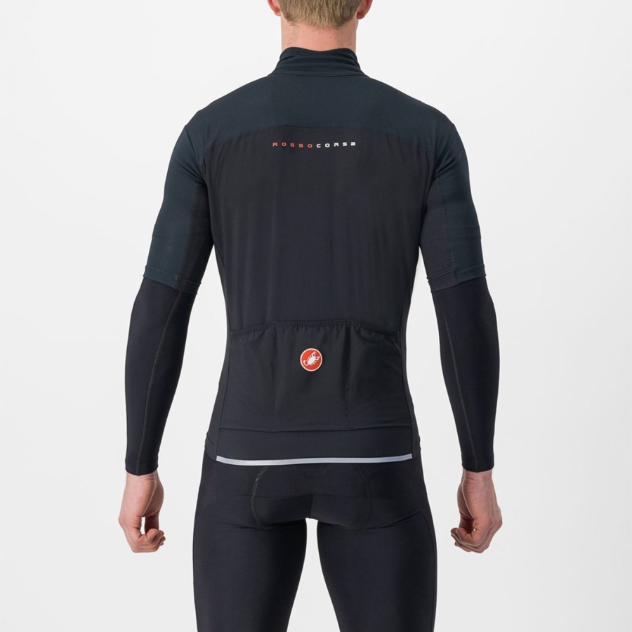 Vestes Castelli PERFETTO RoS 2 WIND Homme Noir | ZFKIS-1708