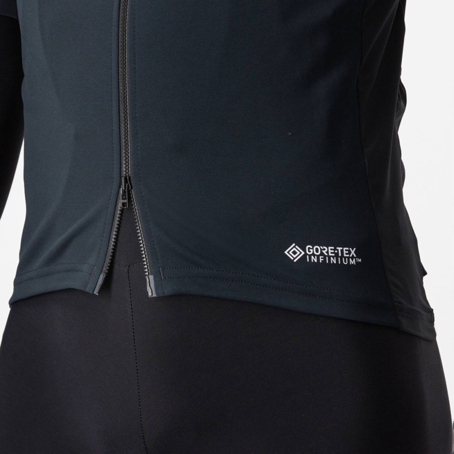 Vestes Castelli PERFETTO RoS 2 WIND Homme Noir | ZFKIS-1708