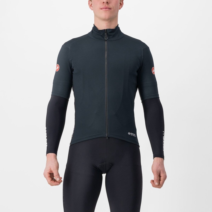 Vestes Castelli PERFETTO RoS 2 WIND Homme Noir | ZFKIS-1708