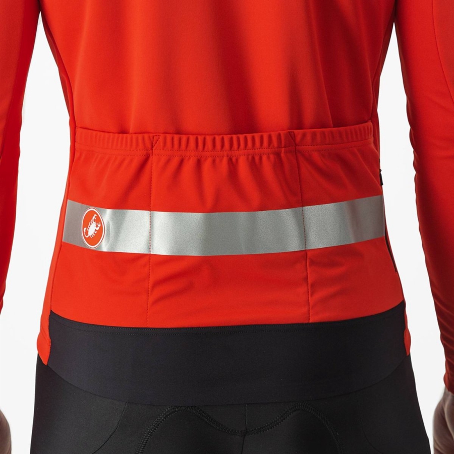 Vestes Castelli RADDOPPIA 3 Homme Rouge Argent | AOHZF-8719