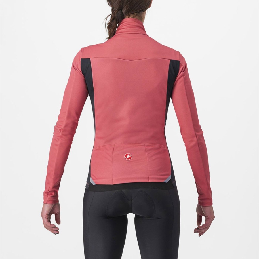 Vestes Castelli TRANSITION 2 W Femme Rouge Noir | WQEOR-5072