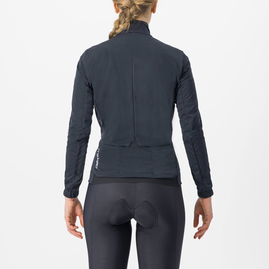 Vestes Castelli VENTO TRAIL Femme Noir | EAMIG-0273